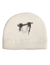 Anaconda Design Grayscale Child Fleece Beanie Cap Hat-Beanie-TooLoud-White-One-Size-Fits-Most-Davson Sales