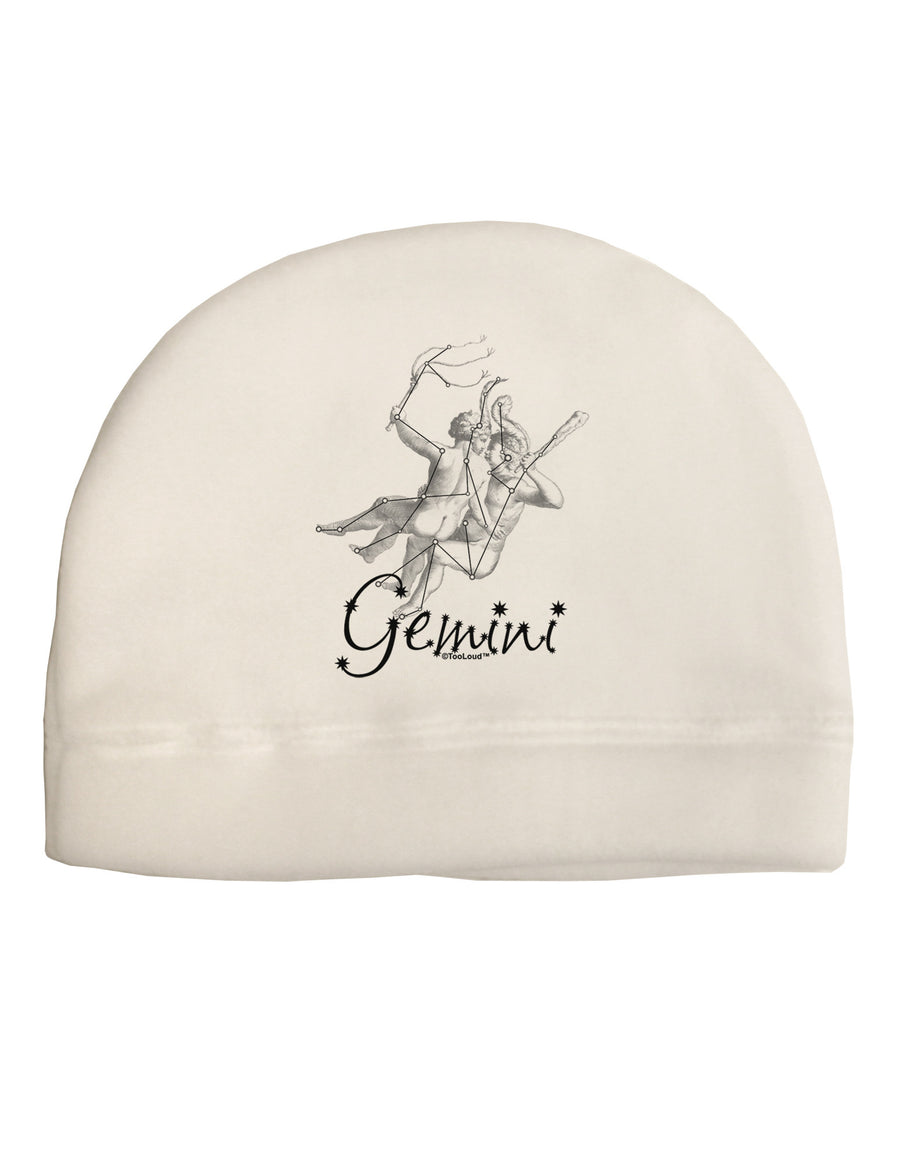 Gemini Constellation Child Fleece Beanie Cap Hat-Beanie-TooLoud-White-One-Size-Fits-Most-Davson Sales