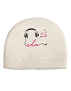 EDM Cord Pink Adult Fleece Beanie Cap Hat-Beanie-TooLoud-White-One-Size-Fits-Most-Davson Sales