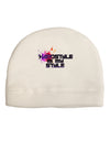 Hardstyle Is My Style Adult Fleece Beanie Cap Hat-Beanie-TooLoud-White-One-Size-Fits-Most-Davson Sales