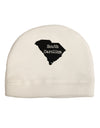 South Carolina - United States Shape Child Fleece Beanie Cap Hat by TooLoud
