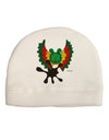 Dilophosaurus Design - Spit Child Fleece Beanie Cap Hat by TooLoud-Beanie-TooLoud-White-One-Size-Fits-Most-Davson Sales