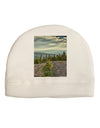 Nature Photography - Pine Kingdom Adult Fleece Beanie Cap Hat by-Beanie-TooLoud-White-One-Size-Fits-Most-Davson Sales