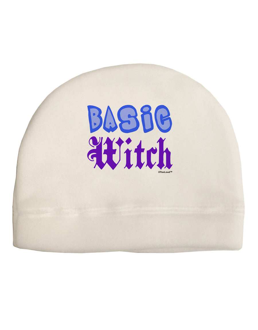 Basic Witch Color Blue Child Fleece Beanie Cap Hat-Beanie-TooLoud-White-One-Size-Fits-Most-Davson Sales