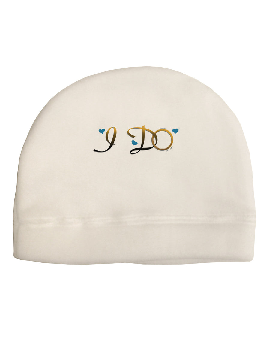 I Do - Groom Adult Fleece Beanie Cap Hat-Beanie-TooLoud-White-One-Size-Fits-Most-Davson Sales