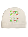 Margaritas - Mexican Flag Colors - Happy Cinco de Mayo Child Fleece Beanie Cap Hat by TooLoud-Beanie-TooLoud-White-One-Size-Fits-Most-Davson Sales