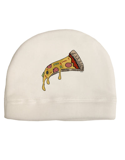 TOOLOUD Pizza Slice Child Fleece Beanie Cap Hat White-Beanie-TooLoud-White-One-Size-Fits-Most-Davson Sales