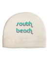 South Beach Color Scheme Design Child Fleece Beanie Cap Hat by TooLoud-Beanie-TooLoud-White-One-Size-Fits-Most-Davson Sales