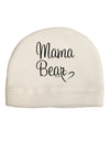 Mama Bear with Heart - Mom Design Adult Fleece Beanie Cap Hat-Beanie-TooLoud-White-One-Size-Fits-Most-Davson Sales