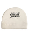 Plugging Your Computer In Child Fleece Beanie Cap Hat-Beanie-TooLoud-White-One-Size-Fits-Most-Davson Sales