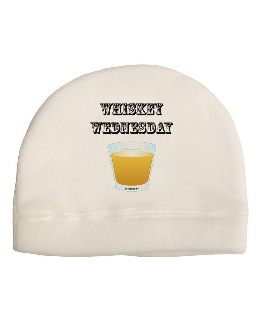 Whiskey Wednesday Design - Text Child Fleece Beanie Cap Hat by TooLoud-Beanie-TooLoud-White-One-Size-Fits-Most-Davson Sales