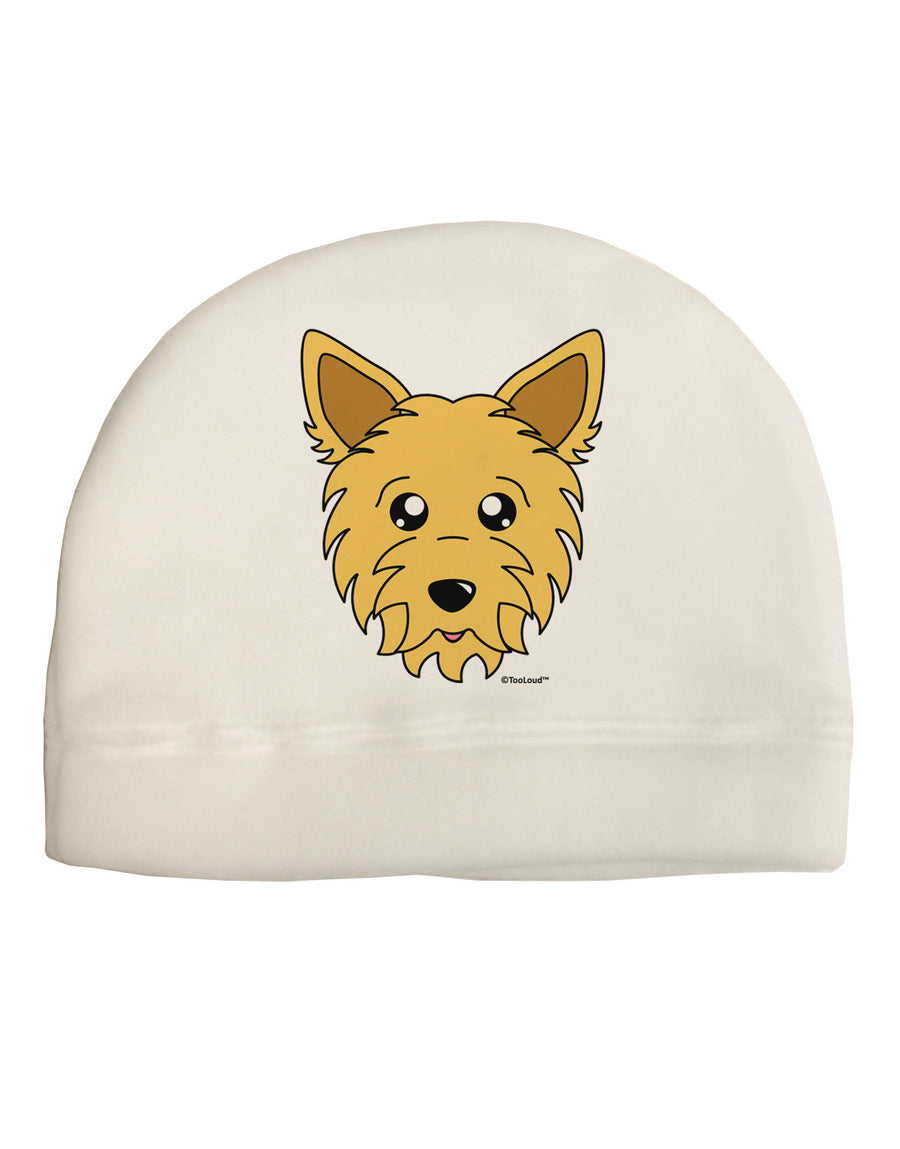 Cute Yorkshire Terrier Yorkie Dog Child Fleece Beanie Cap Hat by TooLoud-Beanie-TooLoud-White-One-Size-Fits-Most-Davson Sales