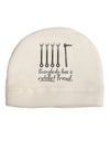 Ratchet Friend Child Fleece Beanie Cap Hat-Beanie-TooLoud-White-One-Size-Fits-Most-Davson Sales