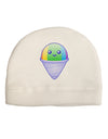 Cute Shaved Ice Adult Fleece Beanie Cap Hat by TooLoud-Beanie-TooLoud-White-One-Size-Fits-Most-Davson Sales