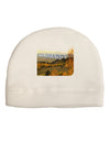 Colorado Postcard Gentle Sunrise Adult Fleece Beanie Cap Hat by-Beanie-TooLoud-White-One-Size-Fits-Most-Davson Sales