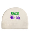 Bad Witch Color Green Child Fleece Beanie Cap Hat-Beanie-TooLoud-White-One-Size-Fits-Most-Davson Sales