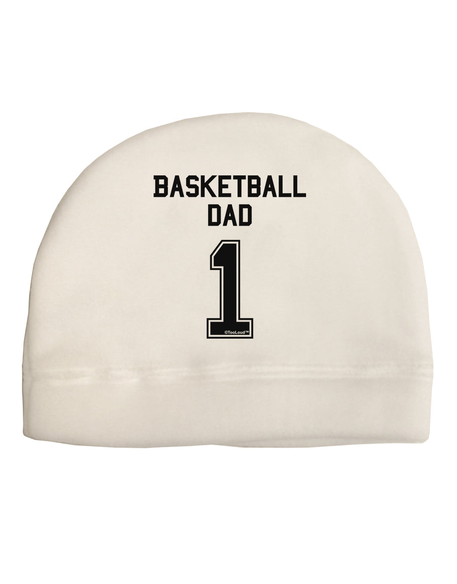 Basketball Dad Jersey Adult Fleece Beanie Cap Hat by TooLoud-Beanie-TooLoud-White-One-Size-Fits-Most-Davson Sales