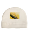 Iguana Watercolor Child Fleece Beanie Cap Hat-Beanie-TooLoud-White-One-Size-Fits-Most-Davson Sales