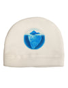 Iceberg Watercolor Child Fleece Beanie Cap Hat-Beanie-TooLoud-White-One-Size-Fits-Most-Davson Sales