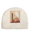 Hotdog in a Hallway Adult Fleece Beanie Cap Hat-Beanie-TooLoud-White-One-Size-Fits-Most-Davson Sales