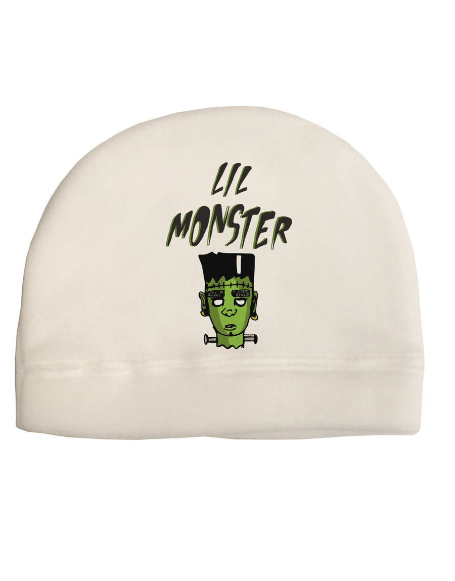 Lil Monster Frankenstenstein Child Fleece Beanie Cap Hat-Beanie-TooLoud-White-One-Size-Fits-Most-Davson Sales