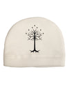 The Royal White Tree Adult Fleece Beanie Cap Hat by TooLoud-Beanie-TooLoud-White-One-Size-Fits-Most-Davson Sales