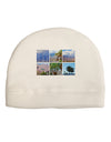 Palm Springs Square Collage Adult Fleece Beanie Cap Hat-Beanie-TooLoud-White-One-Size-Fits-Most-Davson Sales