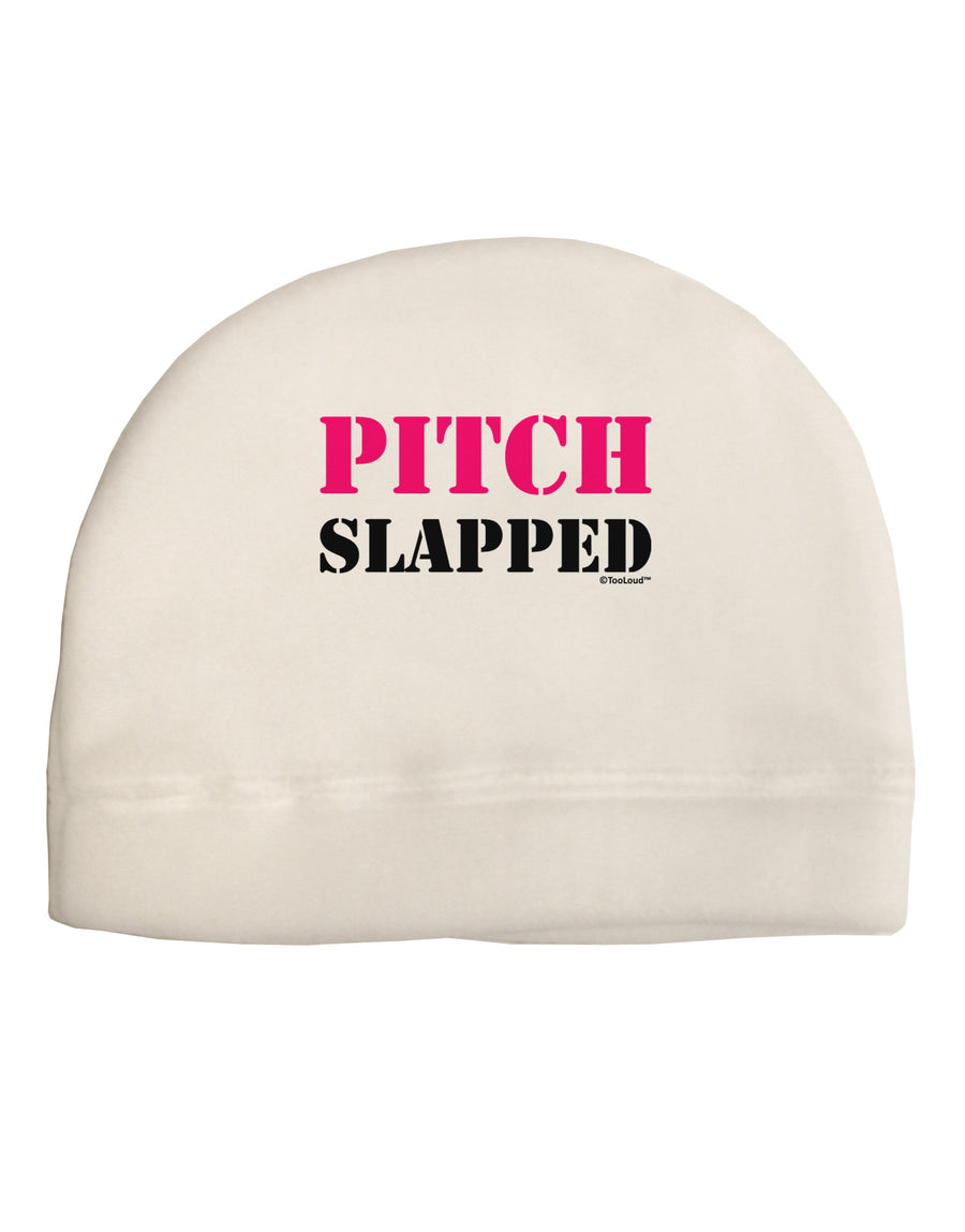 Pitch Slapped - Pink Adult Fleece Beanie Cap Hat-Beanie-TooLoud-White-One-Size-Fits-Most-Davson Sales