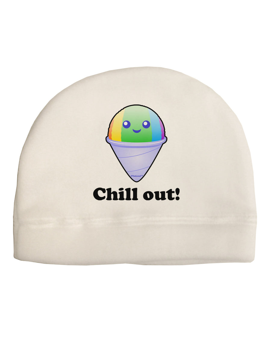 Cute Shaved Ice Chill Out Child Fleece Beanie Cap Hat-Beanie-TooLoud-White-One-Size-Fits-Most-Davson Sales