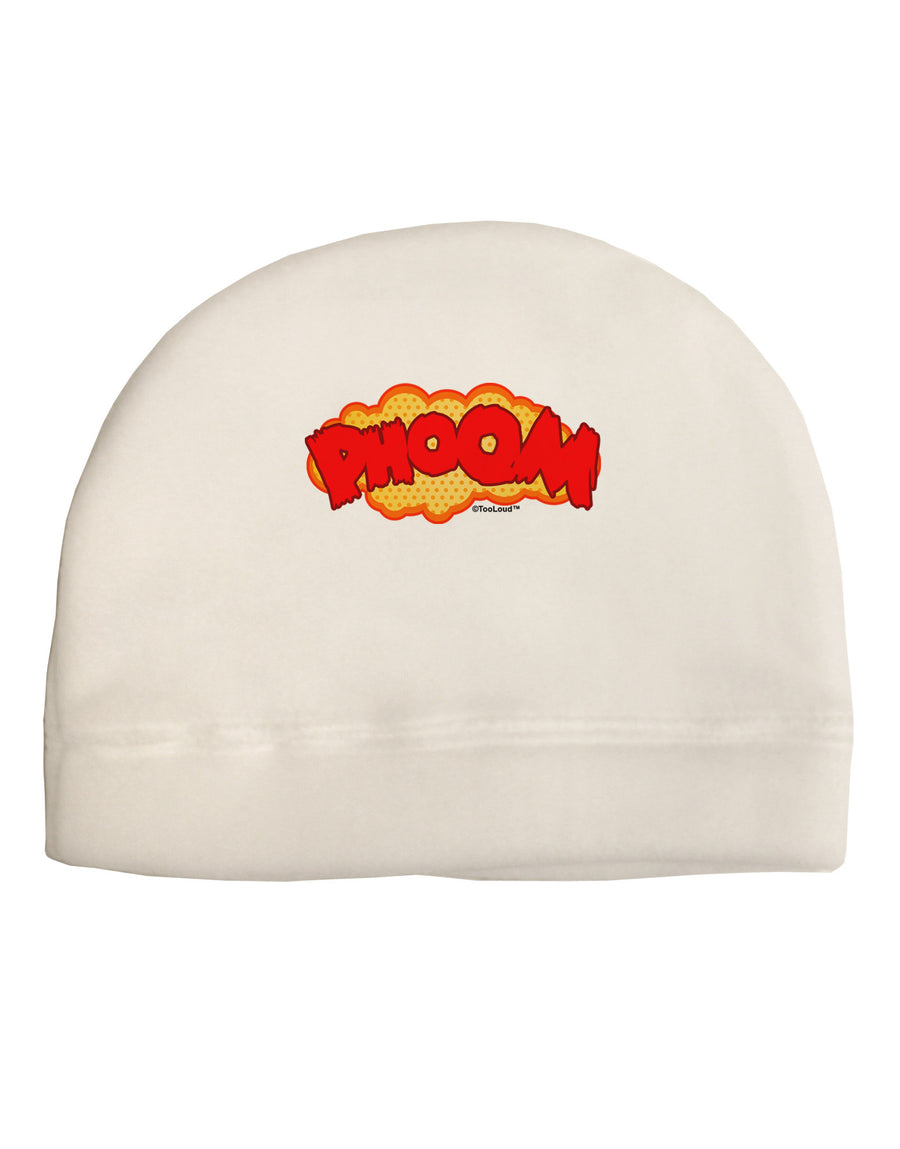 Onomatopoeia PHOOM Adult Fleece Beanie Cap Hat-Beanie-TooLoud-White-One-Size-Fits-Most-Davson Sales