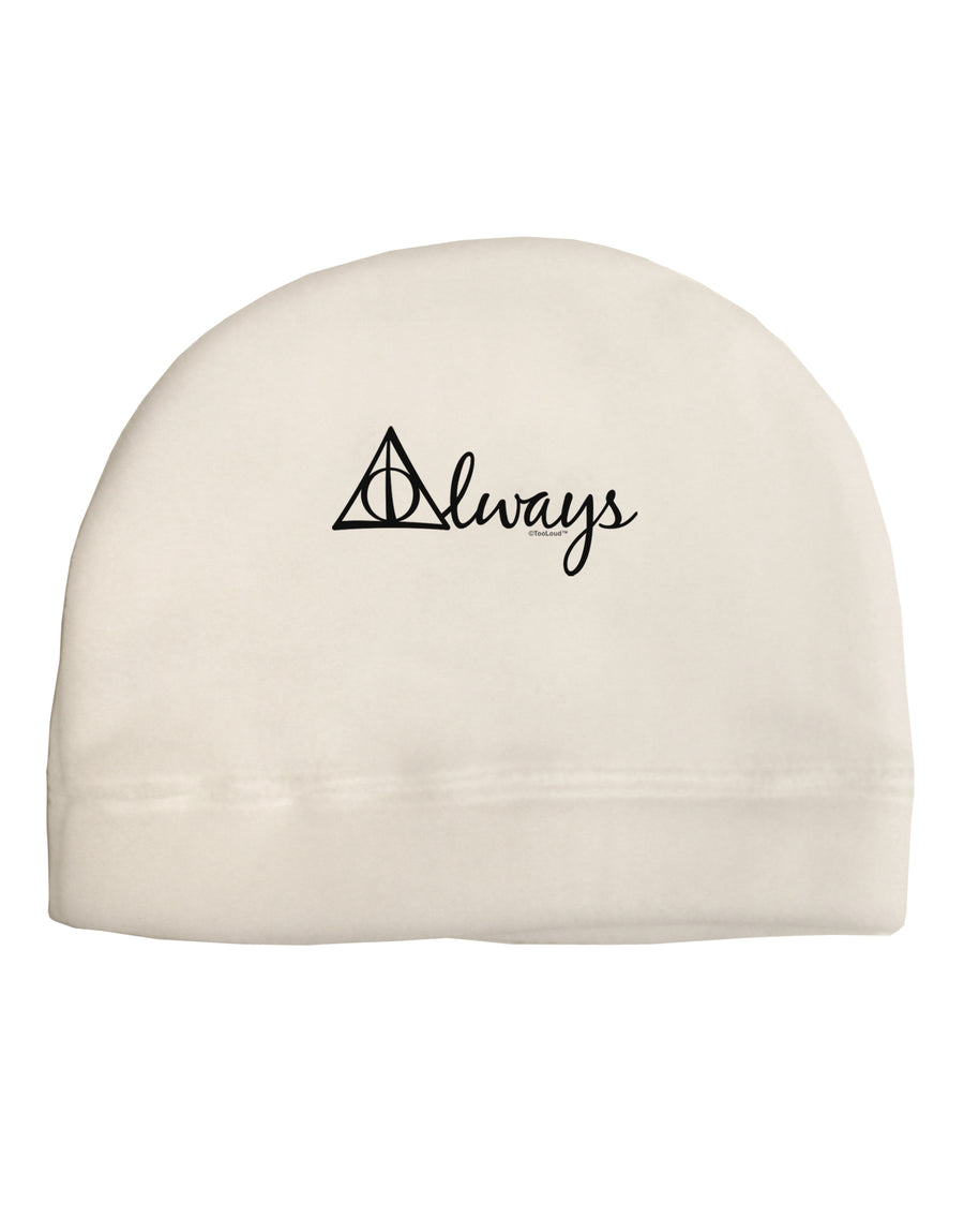 Always Magic Symbol Cursive Child Fleece Beanie Cap Hat by TooLoud-Beanie-TooLoud-White-One-Size-Fits-Most-Davson Sales