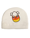 Cute Girl Child Candy Corn Family Halloween Adult Fleece Beanie Cap Hat-Beanie-TooLoud-White-One-Size-Fits-Most-Davson Sales