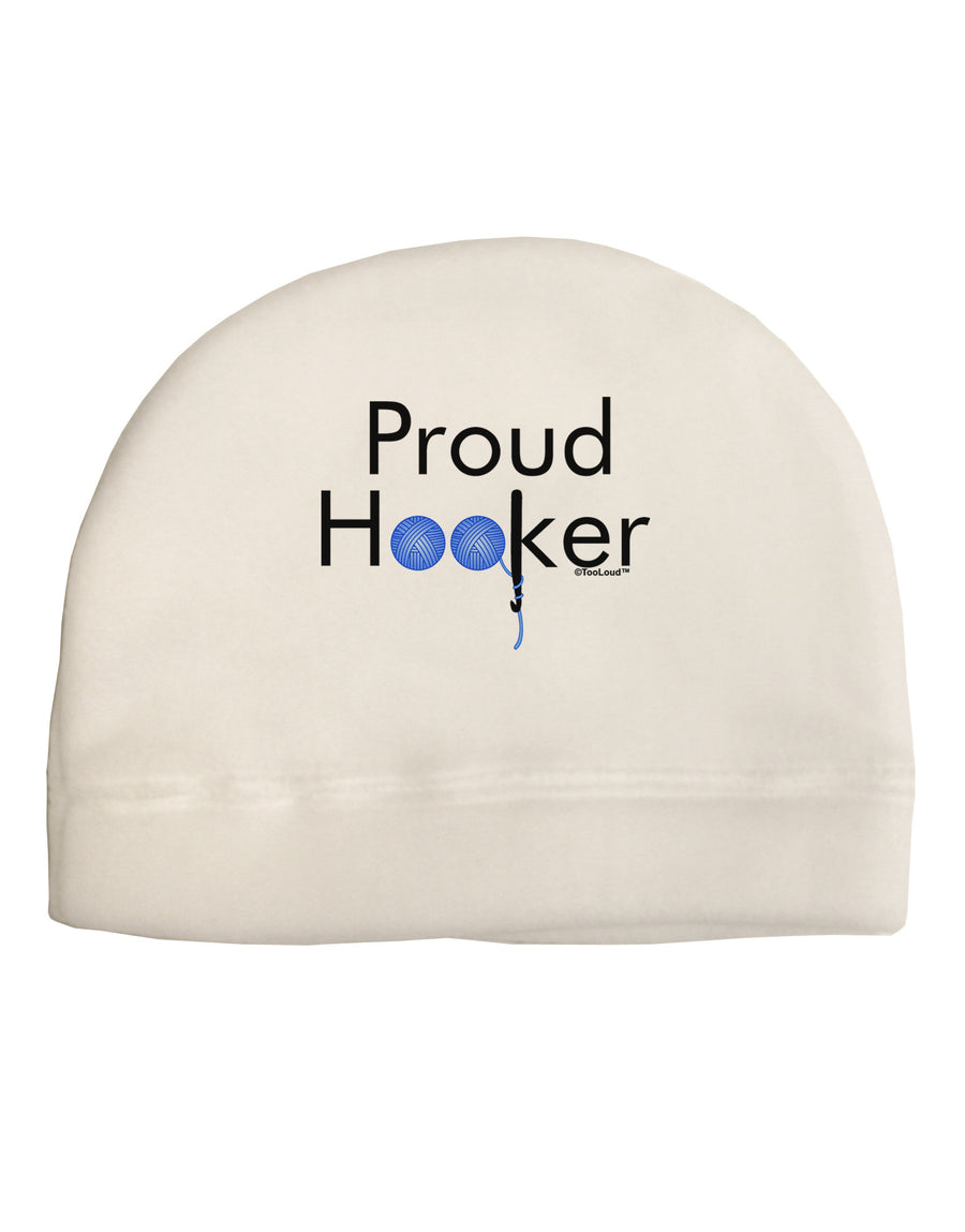 Proud Hooker Adult Fleece Beanie Cap Hat-Beanie-TooLoud-White-One-Size-Fits-Most-Davson Sales