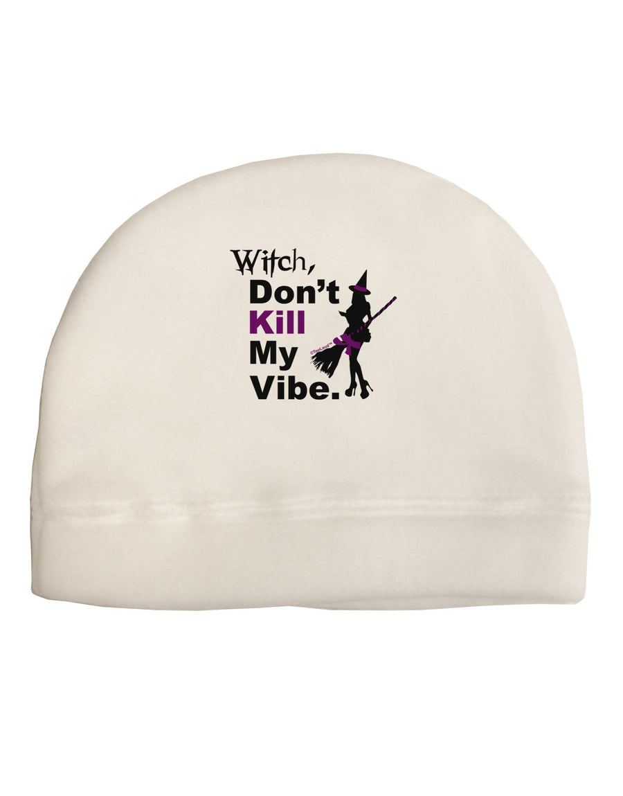 Don’t Kill My Vibe Child Fleece Beanie Cap Hat-Beanie-TooLoud-White-One-Size-Fits-Most-Davson Sales