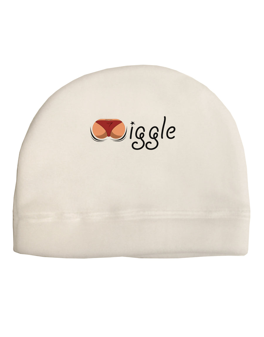 Wiggle - Twerk Medium Child Fleece Beanie Cap Hat-Beanie-TooLoud-White-One-Size-Fits-Most-Davson Sales