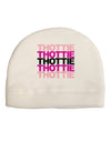 THOTTIE Adult Fleece Beanie Cap Hat-Beanie-TooLoud-White-One-Size-Fits-Most-Davson Sales