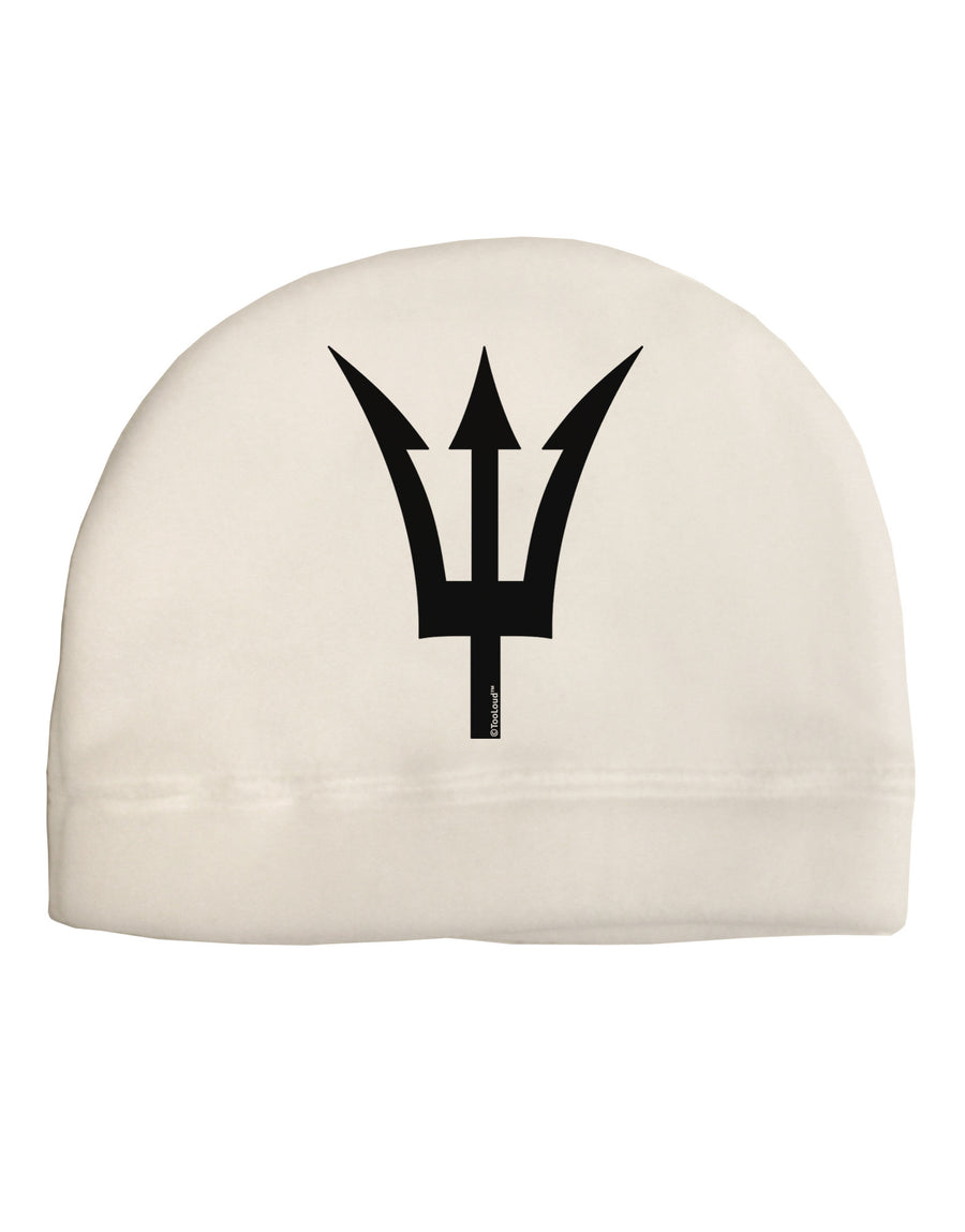 Trident of Poseidon Adult Fleece Beanie Cap Hat by TooLoud-Beanie-TooLoud-White-One-Size-Fits-Most-Davson Sales