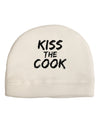 Kiss the Cook Grill Master 2 - Text Child Fleece Beanie Cap Hat-Beanie-TooLoud-White-One-Size-Fits-Most-Davson Sales