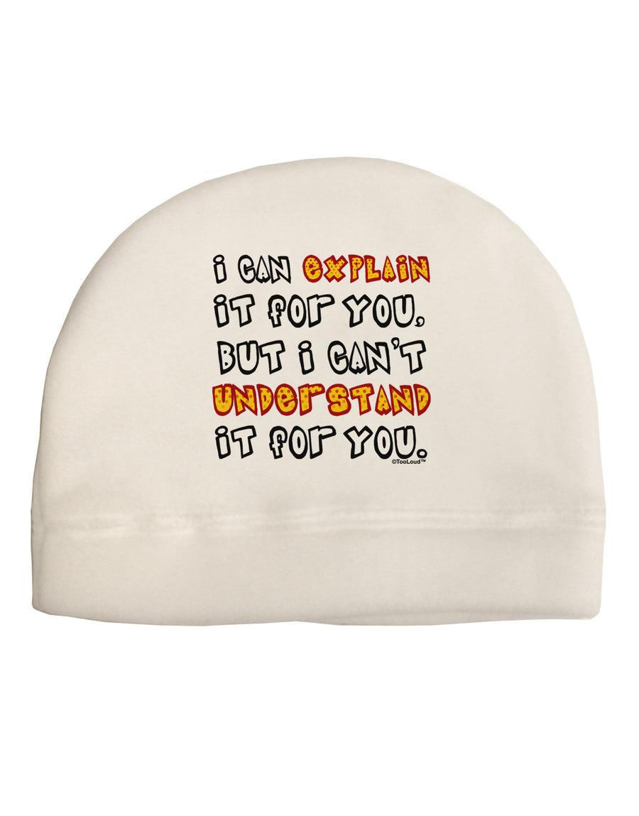 I Can Explain It For You Child Fleece Beanie Cap Hat-Beanie-TooLoud-White-One-Size-Fits-Most-Davson Sales