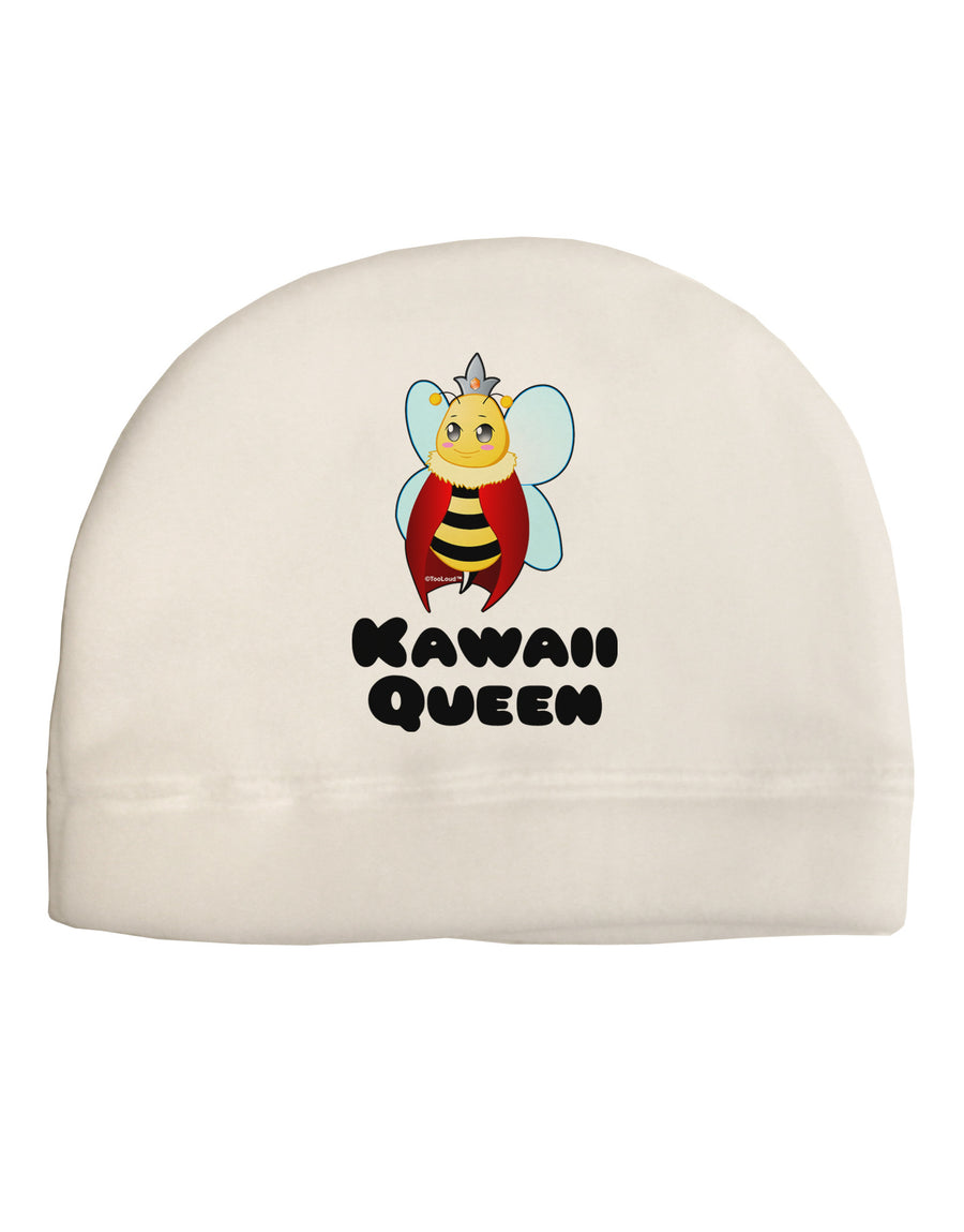 Kawaii Queen Queen Bee Child Fleece Beanie Cap Hat-Beanie-TooLoud-White-One-Size-Fits-Most-Davson Sales