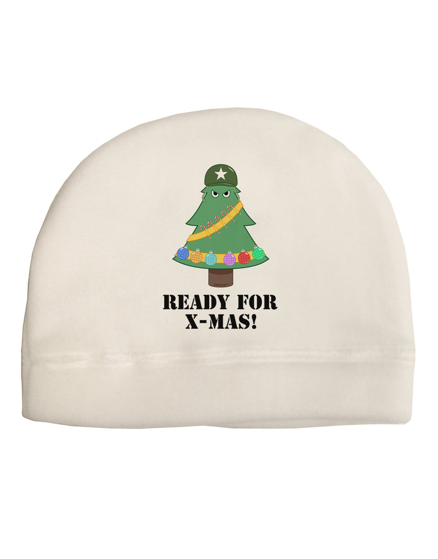 Christmas Tree - Ready for X-Mas Child Fleece Beanie Cap Hat-Beanie-TooLoud-White-One-Size-Fits-Most-Davson Sales