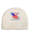 Veterans Day 2015 WaterColor Adult Fleece Beanie Cap Hat-Beanie-TooLoud-White-One-Size-Fits-Most-Davson Sales