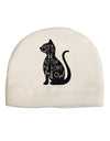 You've Cat To Be Kitten Me Right Meow Child Fleece Beanie Cap Hat-Beanie-TooLoud-White-One-Size-Fits-Most-Davson Sales