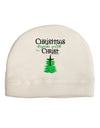 Begins With Christ Adult Fleece Beanie Cap Hat-Beanie-TooLoud-White-One-Size-Fits-Most-Davson Sales