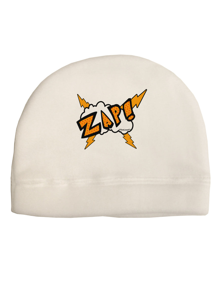 Onomatopoeia ZAP Child Fleece Beanie Cap Hat-Beanie-TooLoud-White-One-Size-Fits-Most-Davson Sales