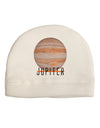 Planet Jupiter Earth Text Adult Fleece Beanie Cap Hat