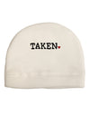 Taken Adult Fleece Beanie Cap Hat by-Beanie-TooLoud-White-One-Size-Fits-Most-Davson Sales