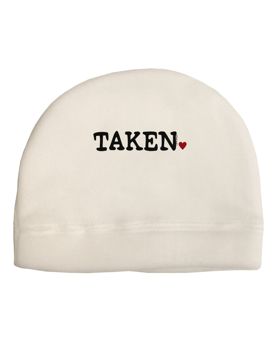 Taken Adult Fleece Beanie Cap Hat by-Beanie-TooLoud-White-One-Size-Fits-Most-Davson Sales