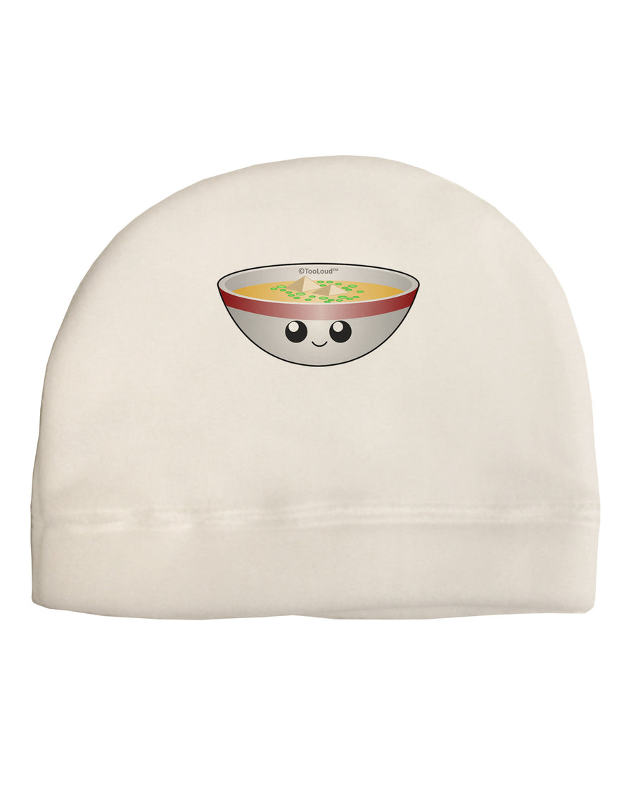 Cute Miso Soup Bowl Child Fleece Beanie Cap Hat by TooLoud-Beanie-TooLoud-White-One-Size-Fits-Most-Davson Sales