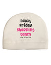 Black Friday Shopping Team - Shop Til You Drop Adult Fleece Beanie Cap Hat-Beanie-TooLoud-White-One-Size-Fits-Most-Davson Sales